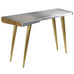 Bureau table meuble travail informatique aviateur avion vintage style aviateur 120 cm 0502084