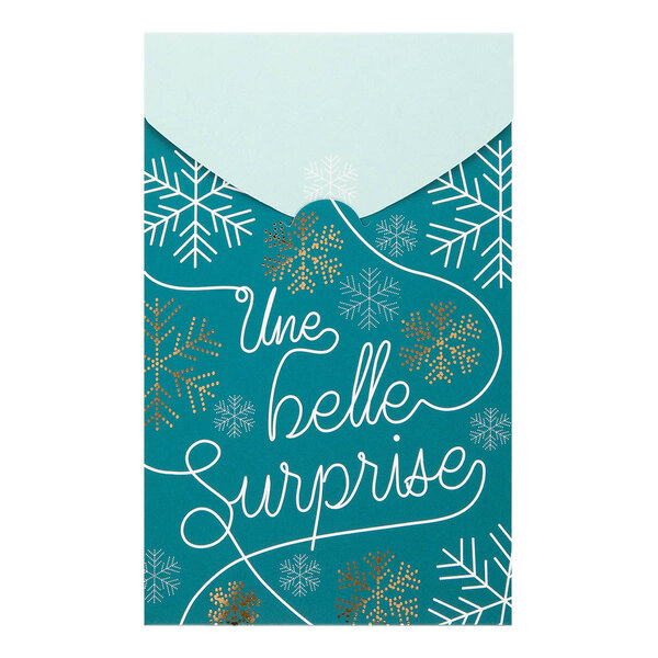 Carte De Vœux Surprise Flocons - Draeger paris