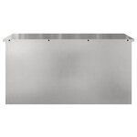 vidaXL Boîte de Rangement Extérieure Argent 100 x 50 5 x 50 cm Acier