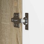 vidaXL Meuble TV Chêne Sonoma 102 x 34 5 x 47 cm Bois d'ingénierie