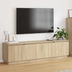 vidaXL Meuble TV Chêne Sonoma 180 x 38 x 49 cm Bois d'ingénierie