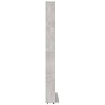vidaXL Armoire à CD Gris béton 102x16x177 5 cm Bois d'ingénierie