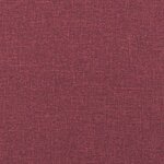 vidaXL Canapé à 2 places Rouge bordeaux 120 cm Tissu