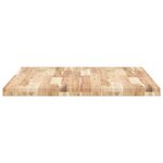 vidaXL Dessus de table rectangulaire 100x80x4 cm bois massif d'acacia