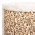 vidaXL Panier pour chat rond 36 cm Herbiers marins