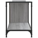 vidaXL Meuble TV sonoma gris 203x37x50 cm Bois d'ingénierie