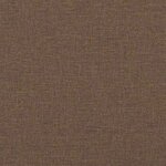 vidaXL Fauteuil inclinable Marron Tissu