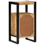 vidaXL Armoire de salle de bain 40x35x75 cm en bois massif brut de manguier