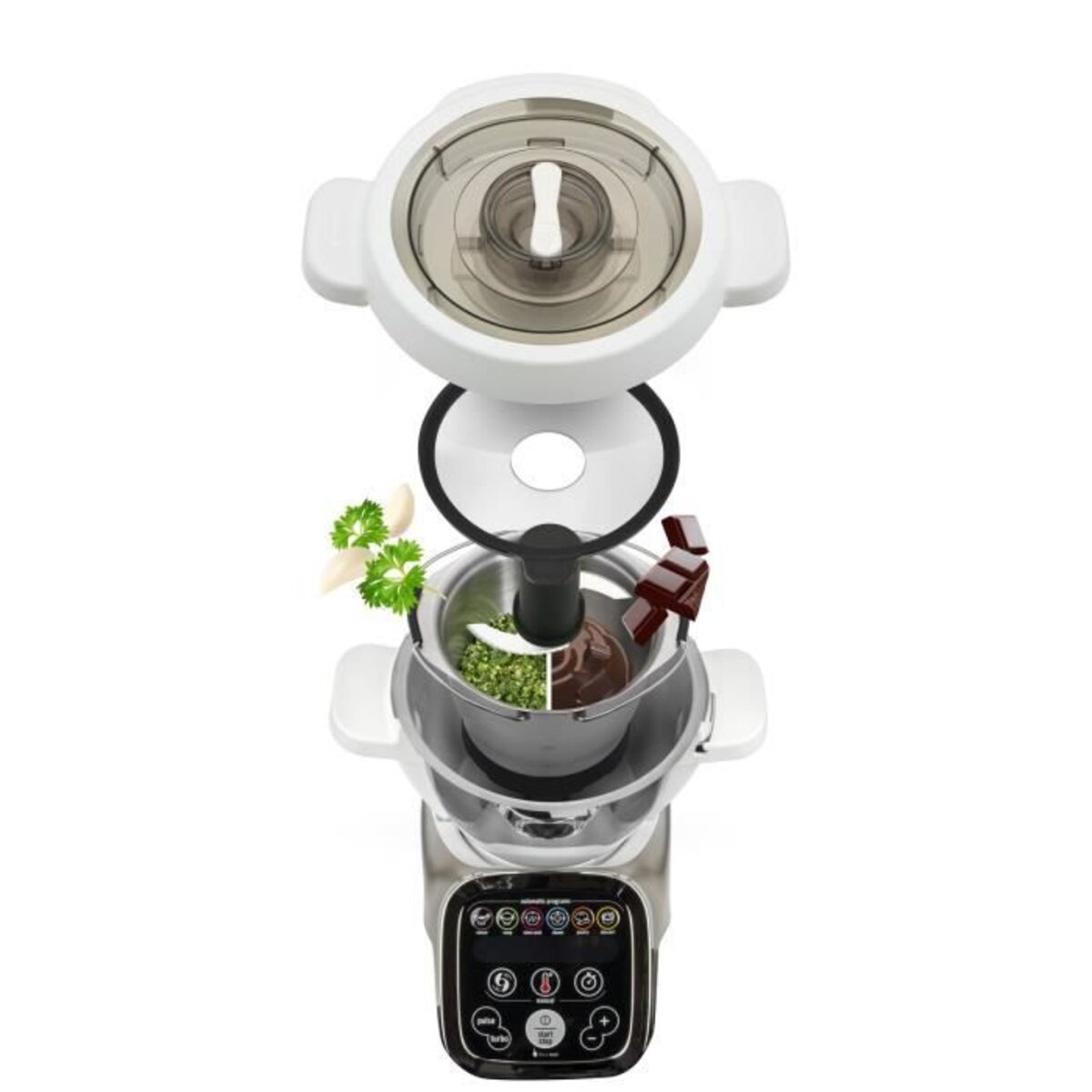 Moulinex xf38ae10 accessoire mini bol cuisson 1 4 l compatible avec robot  cuiseur companion double lame inox fabriqué en france - La Poste