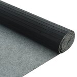 vidaXL Cloison de séparation noir 165x800 cm bambou