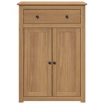 vidaXL Armoire à chaussures Panama 80x40x114 cm bois de pin massif