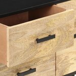 vidaXL Buffet 110x33x64 cm Bois de manguier massif