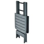 vidaXL Table pliable de jardin Vert 79x72x70 cm Plastique