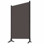 vidaXL Cloison de séparation 3 panneaux Anthracite 260x180 cm