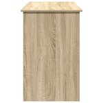 vidaXL Bureau chêne sonoma 102x50x75 cm bois d'ingénierie