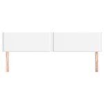 vidaXL Têtes de lit 2 Pièces Blanc 90x5x78/88 cm Similicuir