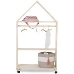 Childhome support de rangement décoratif avec roues naturel