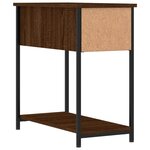 vidaXL Table de chevet chêne marron 30x60x60 cm bois d'ingénierie