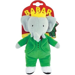 Peluche éléphant Babar 20 cm