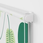 vidaXL Store enrouleur de douche avec cassette largeur du tissu 56 cm