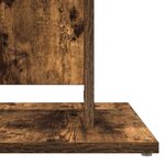 vidaXL Table de bistro Chêne fumé 60x60x75 cm Bois d'ingénierie
