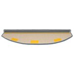 vidaXL Tapis d'escalier auto-adhésifs 15 Pièces Gris clair et bleu