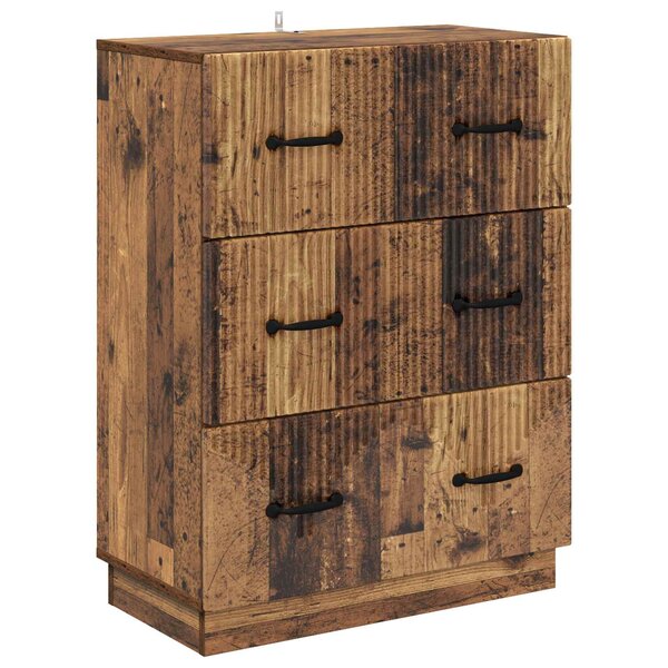 vidaXL Armoire à tiroirs Bois ancien 66 x 34 5 x 87 cm