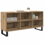 vidaXL Meuble TV Chêne artisanal 103 5 x 30 x 50 cm Bois d'ingénierie
