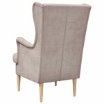 vidaXL Fauteuil Beige ARES