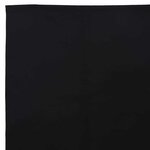 vidaXL Bande de auvent Noir 3.3 x 0.2 m Toile