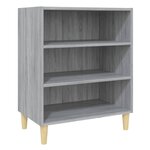 vidaXL Buffet Sonoma gris 57x35x70 cm Aggloméré