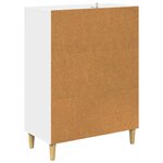 vidaXL Armoire à tiroirs Blanc 66 x 34 5 x 90 cm Bois d'ingénierie