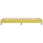 vidaXL Cadre de lit Vert 80x200 cm Tissu