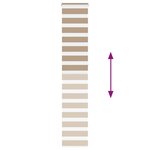 vidaXL Store zèbre marron sable largeur du tissu 40 9 cm polyester