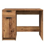 vidaXL Bureau vieux bois 100x50x75 cm bois d'ingénierie
