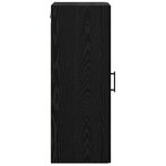vidaXL Meuble mural Chêne noir 34 5 x 34 x 90 cm Bois d'ingénierie