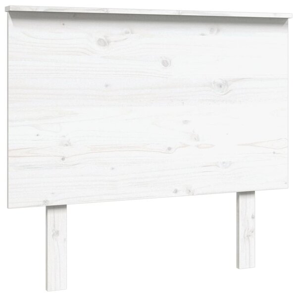 vidaXL Tête de lit Blanc 94x6x82 5 cm Bois massif de pin