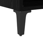 vidaXL Meuble TV Noir 69.5 x 30 x 50 cm Bois d'ingénierie