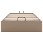 vidaXL Cadre de lit ottoman sans matelas cappuccino 100x200 cm