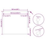 vidaXL Store enrouleur occultant jaune largeur du tissu 161 6 cm