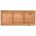 vidaXL Dessus de table marron clair bois chêne massif rectangulaire