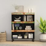 vidaXL Armoire latérale 85x33x107 cm bois massif de récupération
