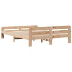 vidaXL Cadre de lit sans matelas 150x200 cm bois de pin massif