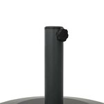 vidaXL Base de parasol extérieur Gris foncé 48 x 48 x 32 cm