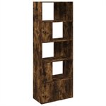 vidaXL Bibliothèque chêne fumé 70x36x189 cm bois d'ingénierie