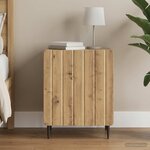 vidaXL Cabinet de chevet Chêne artisanal 43 x 34 5 x 52 cm