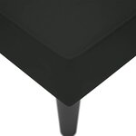 vidaXL Fauteuil long avec accoudoir droit noir velours