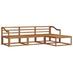 vidaXL Ensemble de canapés d'extérieur 4 pc Naturel
