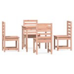 vidaXL Ensemble à manger de jardin 5 Pièces bois massif Douglas