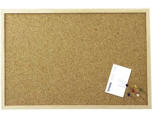 Tableau liège cadre bois 60 x 80 cm Bois MAUL
